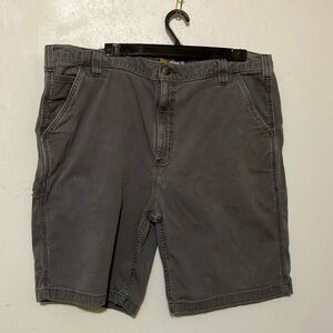 Carhartt Gray Cargo Shorts with Relaxed Fit waist 42